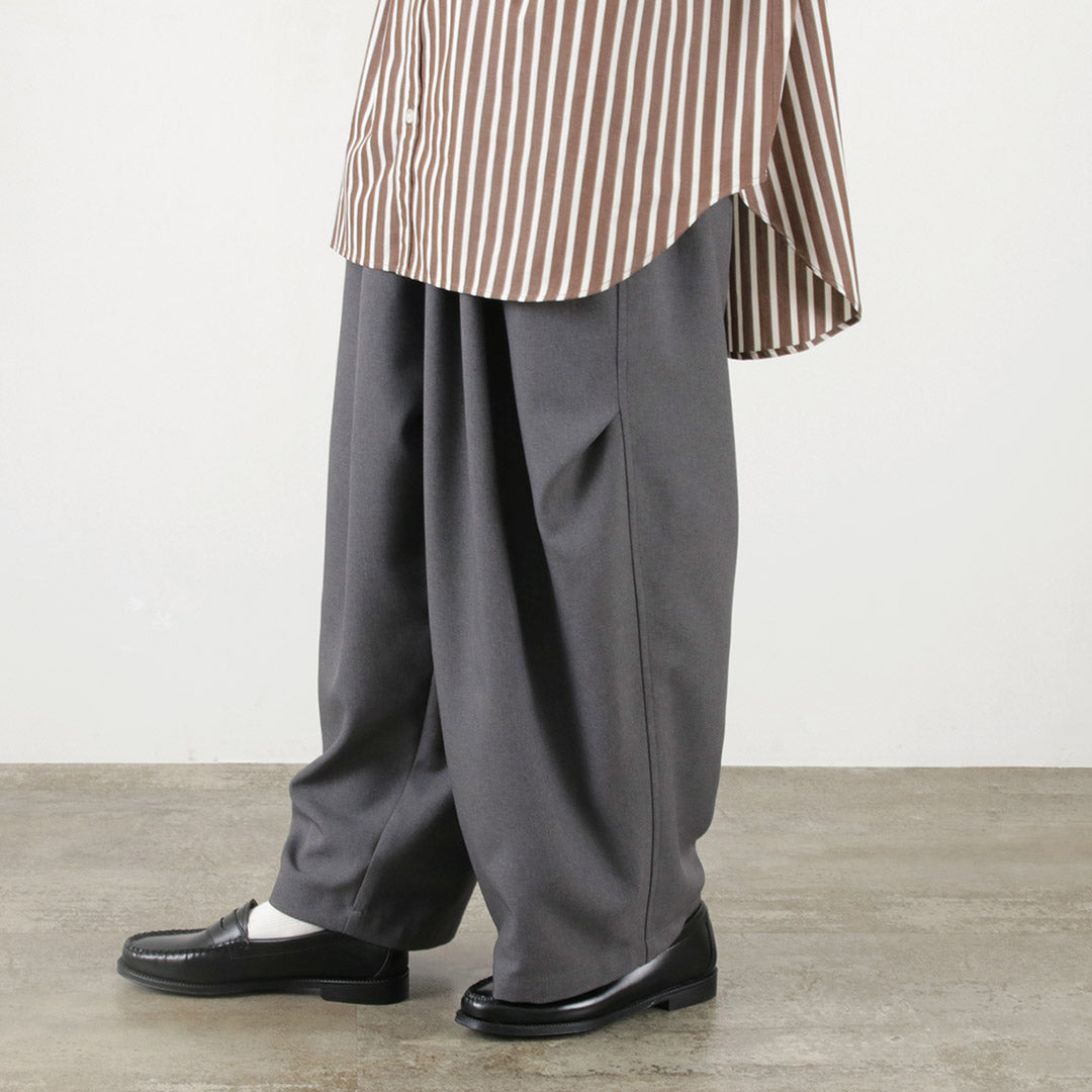 mizuiro ind（ミズイロインド） ワイド カーゴ パンツ 日本製