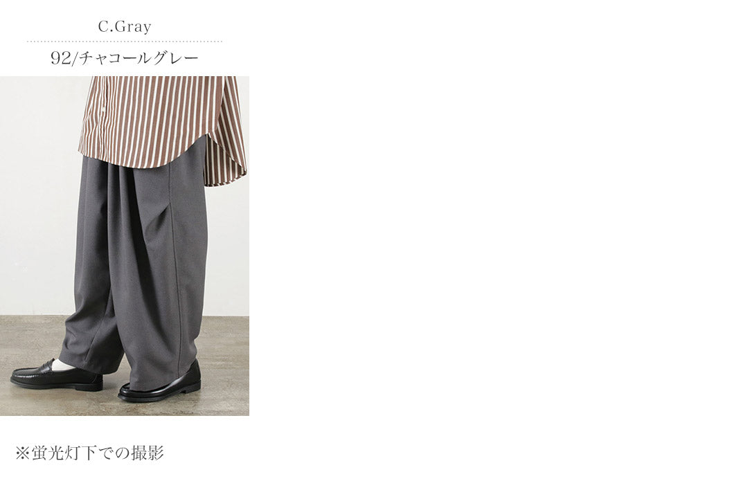 mizuiro ind（ミズイロインド） ワイド カーゴ パンツ 日本製
