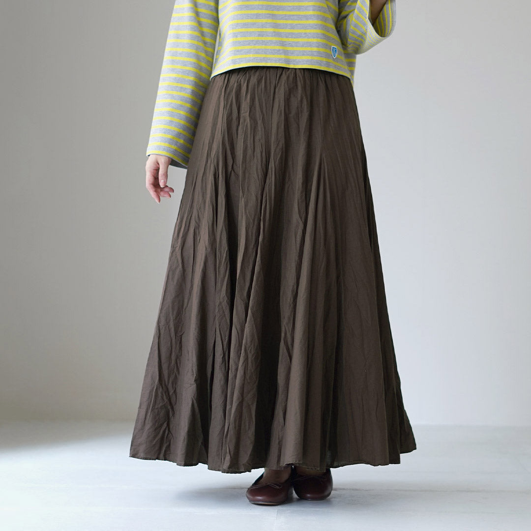 mizuiro ind（ミズイロインド） ボリューム フレア スカート