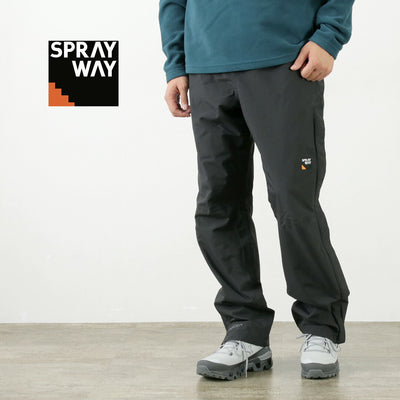 SPRAY WAY（スプレイウェイ） ウォーキング エム レインパンツ / 防風 防水 防寒 オーバーパンツ アウトドア トレッキング WALKING M RAIN PANTS