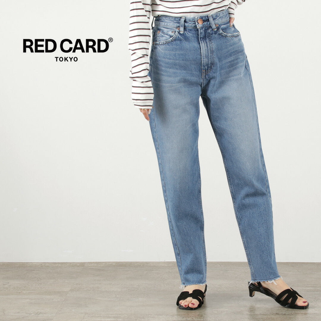 【美品】RED CARDレッドカード　デニム ジーンズ カットオフ グレー 30