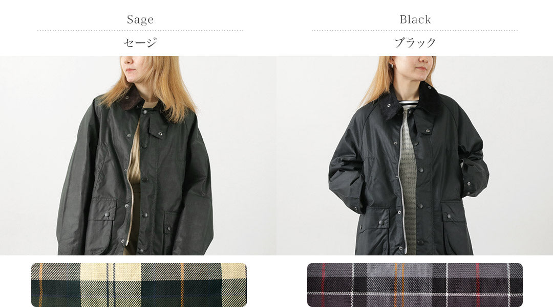 BARBOUR（バブアー） オーバーサイズ ビデイル ワックスジャケット / レディース アウター オイル コート ショート丈 os wax bedale