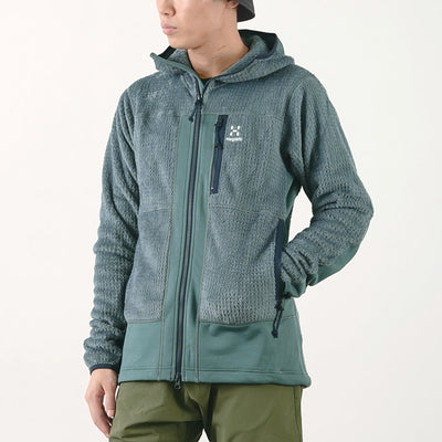 HAGLOFS（ホグロフス） バッシー ミッド フード メン / アウター ミッドレイヤー フリース 起毛 メンズ アウトドア Vassi Mid Hood Men