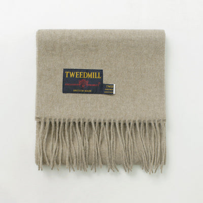 TWEED MILL（ツイードミル） 27×212 ラム ウール スカーフ 無地 / メンズ レディース マフラー ストール ソリッド Lambs Wool