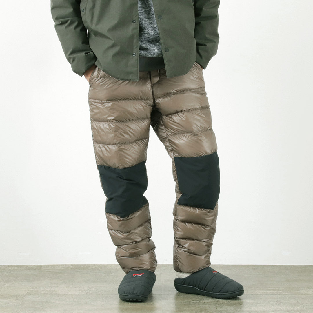 NANGA（ナンガ） マウンテン ロッジ ダウンパンツ / メンズ 冬 登山 キャンプ アウトドア 伸縮 MOUNTAIN LODGE DOWN PANTS