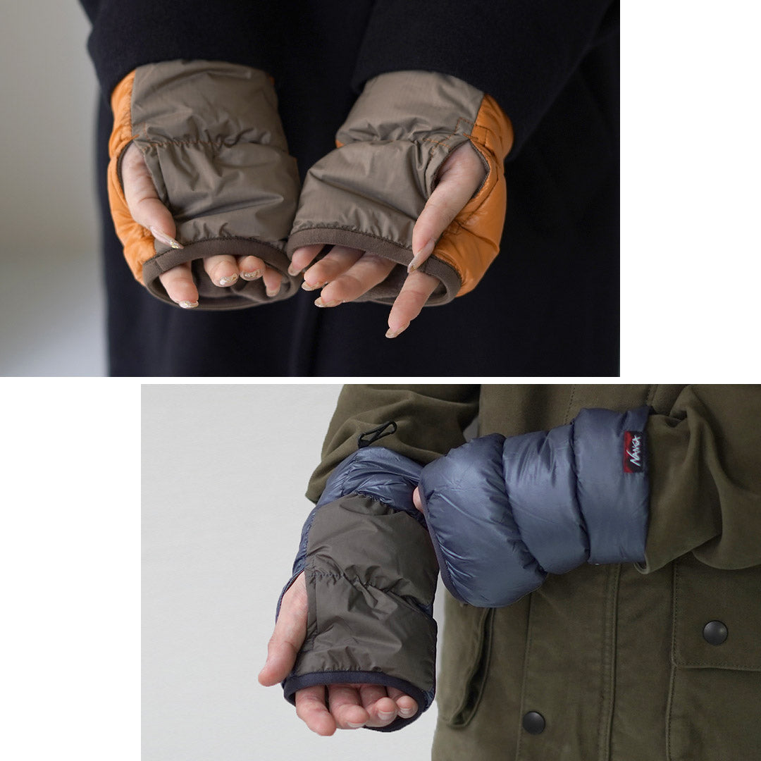 NANGA（ナンガ） マウンテン ロッジ ダウン リストゲイター / ユニセックス 手袋 アームウォーマー MOUNTAIN LODGE DOWN WRIST GAITERS