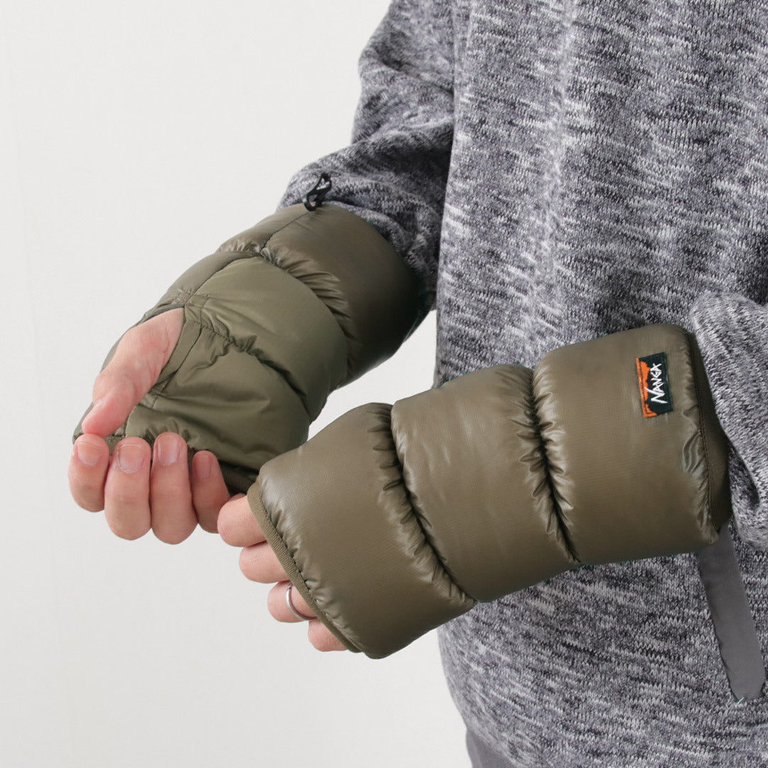 NANGA（ナンガ） マウンテン ロッジ ダウン リストゲイター / ユニセックス 手袋 アームウォーマー MOUNTAIN LODGE DOWN WRIST GAITERS