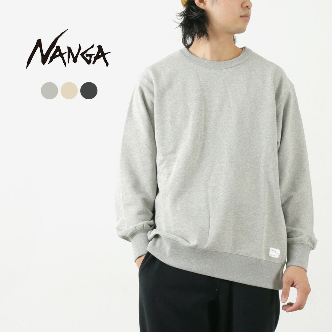 NANGA（ナンガ） エコハイブリッド スウェットシャツ / トップス プルオーバー サスティナブル 綿 コットン メンズ ECO HYBRID SWEATSHIRT