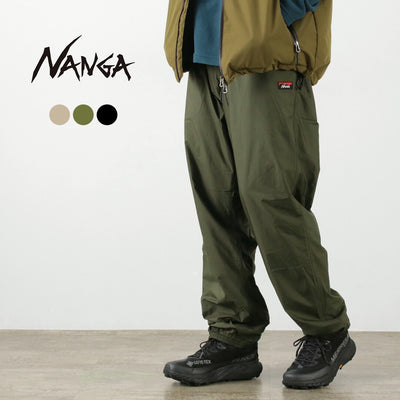 NANGA（ナンガ） ウォーム ジョガーパンツ / メンズ ナイロン イージーパンツ 総ゴム 日本製 WARM JOGGER PANTS