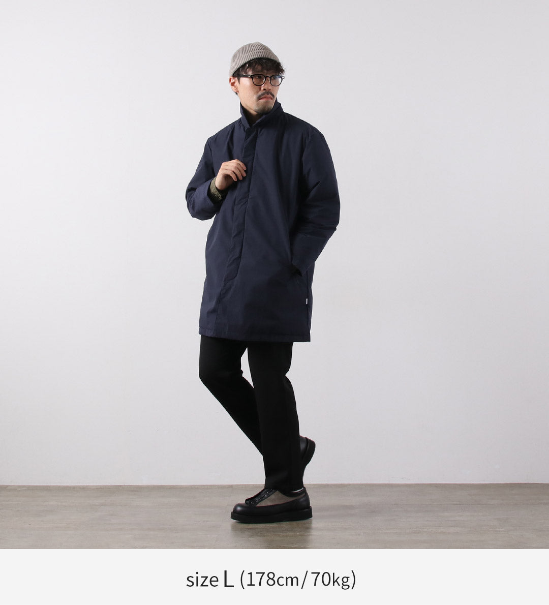 【20％OFF】NANGA（ナンガ） 別注 HINOC ヒノック ダウンステンカラーコート 2025年モデル