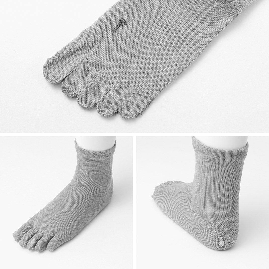 meri ja kuu（メリヤクー） 冷えとりソックス シルク / 靴下 レディース 五本指 薄手 夏用 日本製 SILK SOX