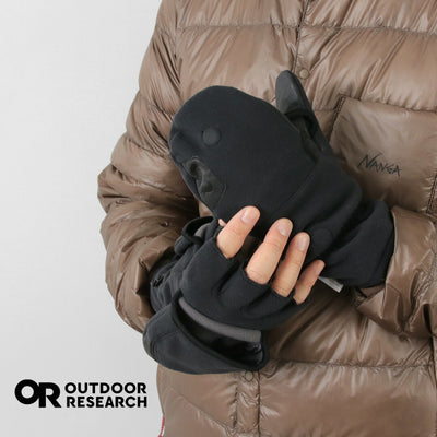 OUTDOOR RESEARCH（アウトドアリサーチ） グリッパー プラス コンバーチブルミット / メンズ 手袋 防寒 防風 透湿 アウトドア キャンプ Gripper Plus Convertible Mitts