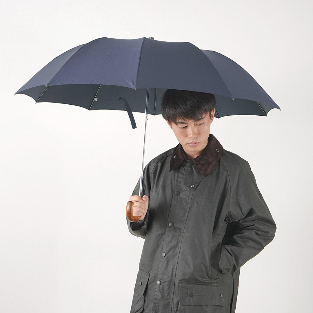 FOX UMBRELLAS（フォックスアンブレラ）  メイプルハンドル 折りたたみ傘 雨用/無地 / メンズ ギフト プレゼント シンプル イギリス製 TL1/Maple Solid Colour Polyester/雨用