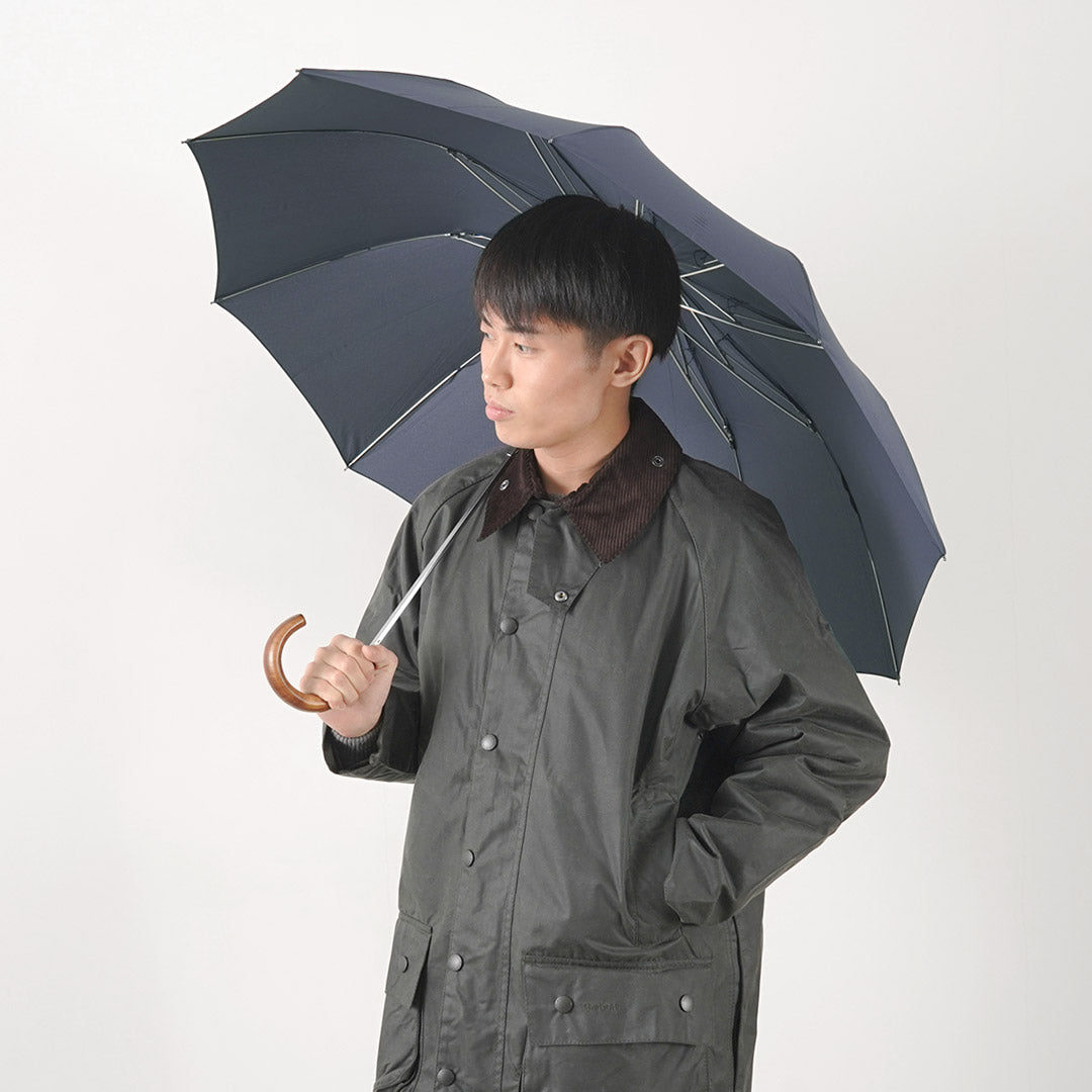 FOX UMBRELLAS（フォックスアンブレラ）  メイプルハンドル 折りたたみ傘 雨用/無地 / メンズ ギフト プレゼント シンプル イギリス製 TL1/Maple Solid Colour Polyester/雨用