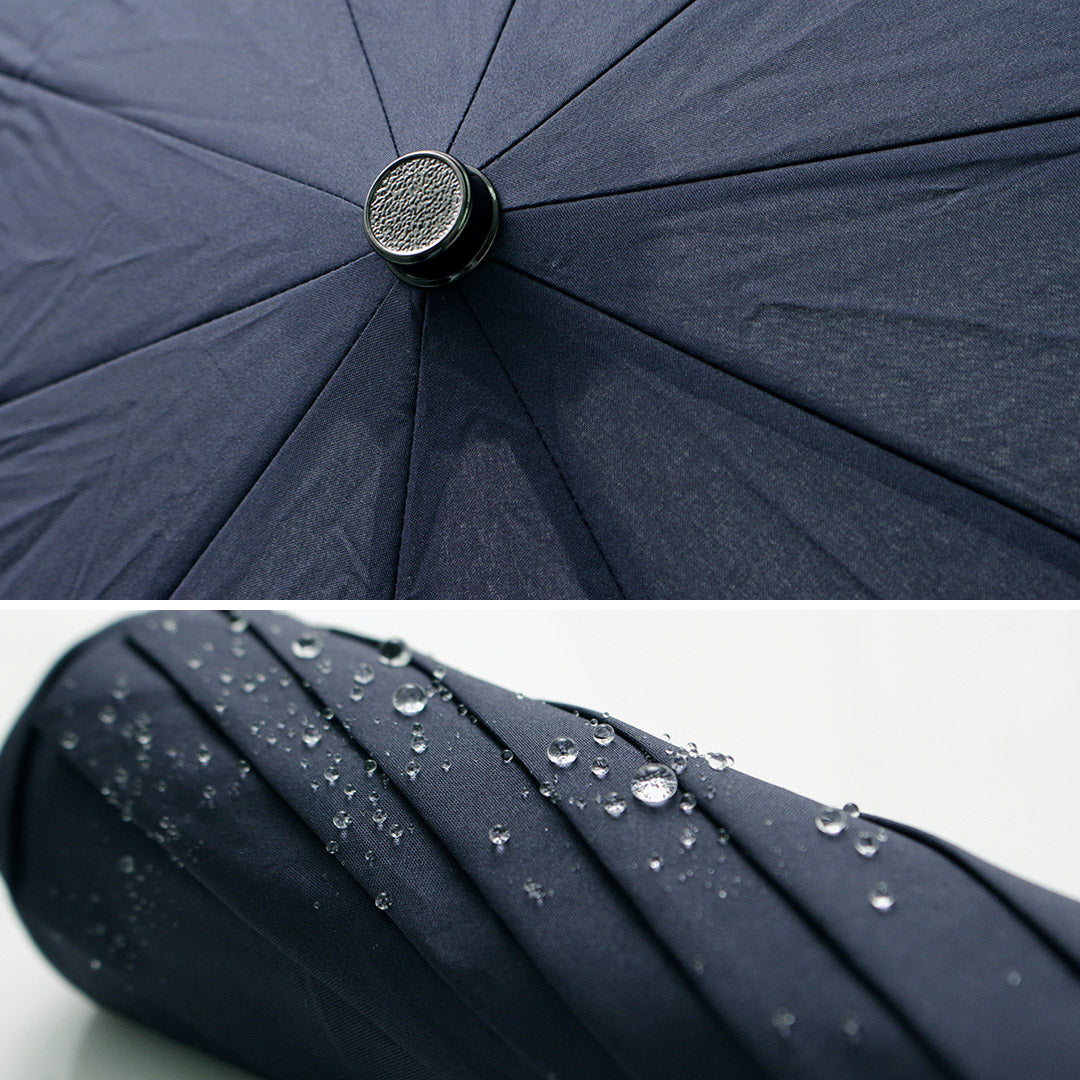 【期間限定20％OFF】FOX UMBRELLAS（フォックスアンブレラ）  メイプルハンドル 折りたたみ傘 雨用/無地 / メンズ ギフト プレゼント シンプル イギリス製 TL1/Maple Solid Colour Polyester/雨用