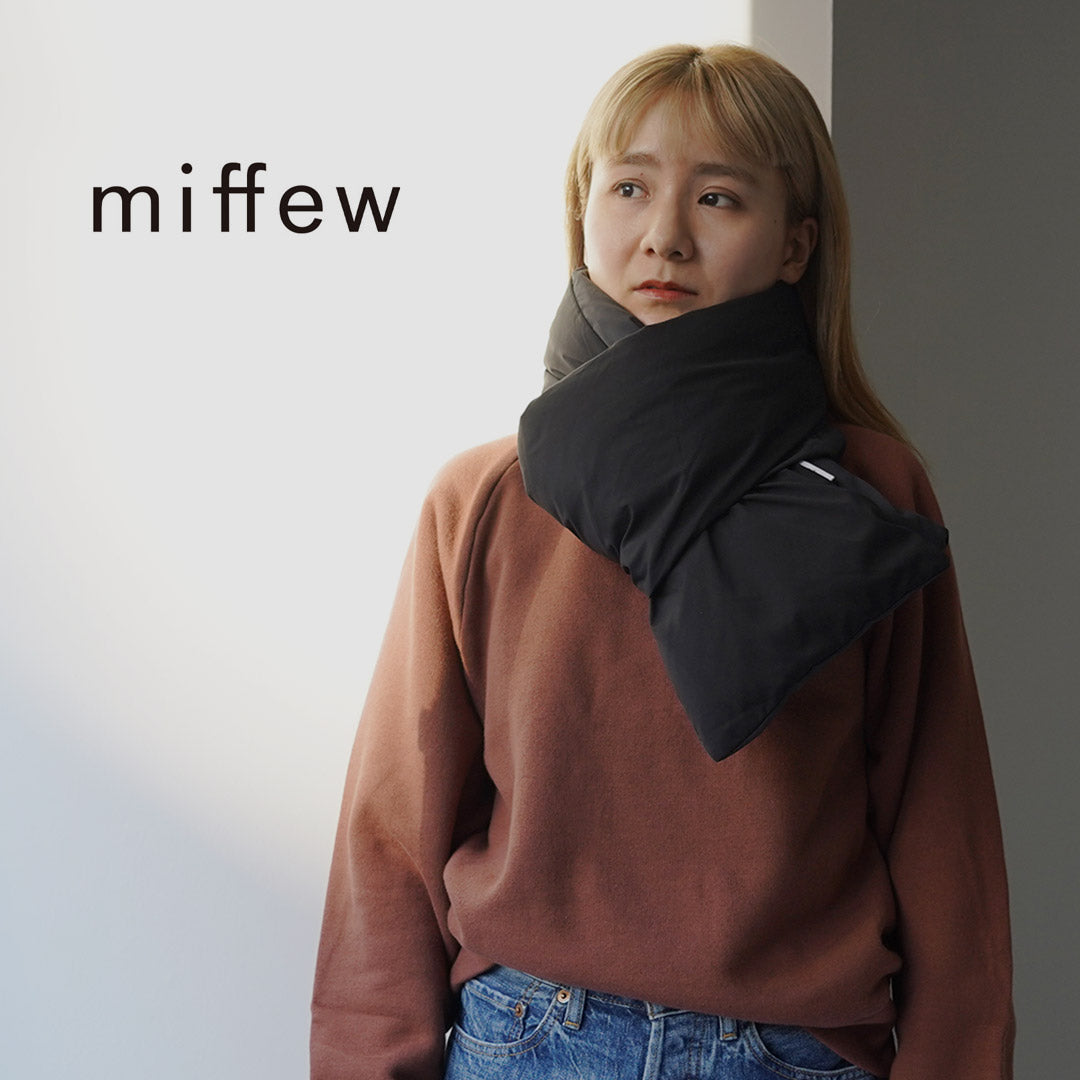 「miffew / ミフュー 」REVERSIBLE DOWN MUFFLER REVERSIBLE DOWN MUFFLER / FEW25WAC5354 – miffew