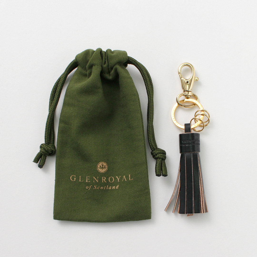 【30％OFF】【正規品】GLENROYAL（グレンロイヤル） タッセル キーチェーン