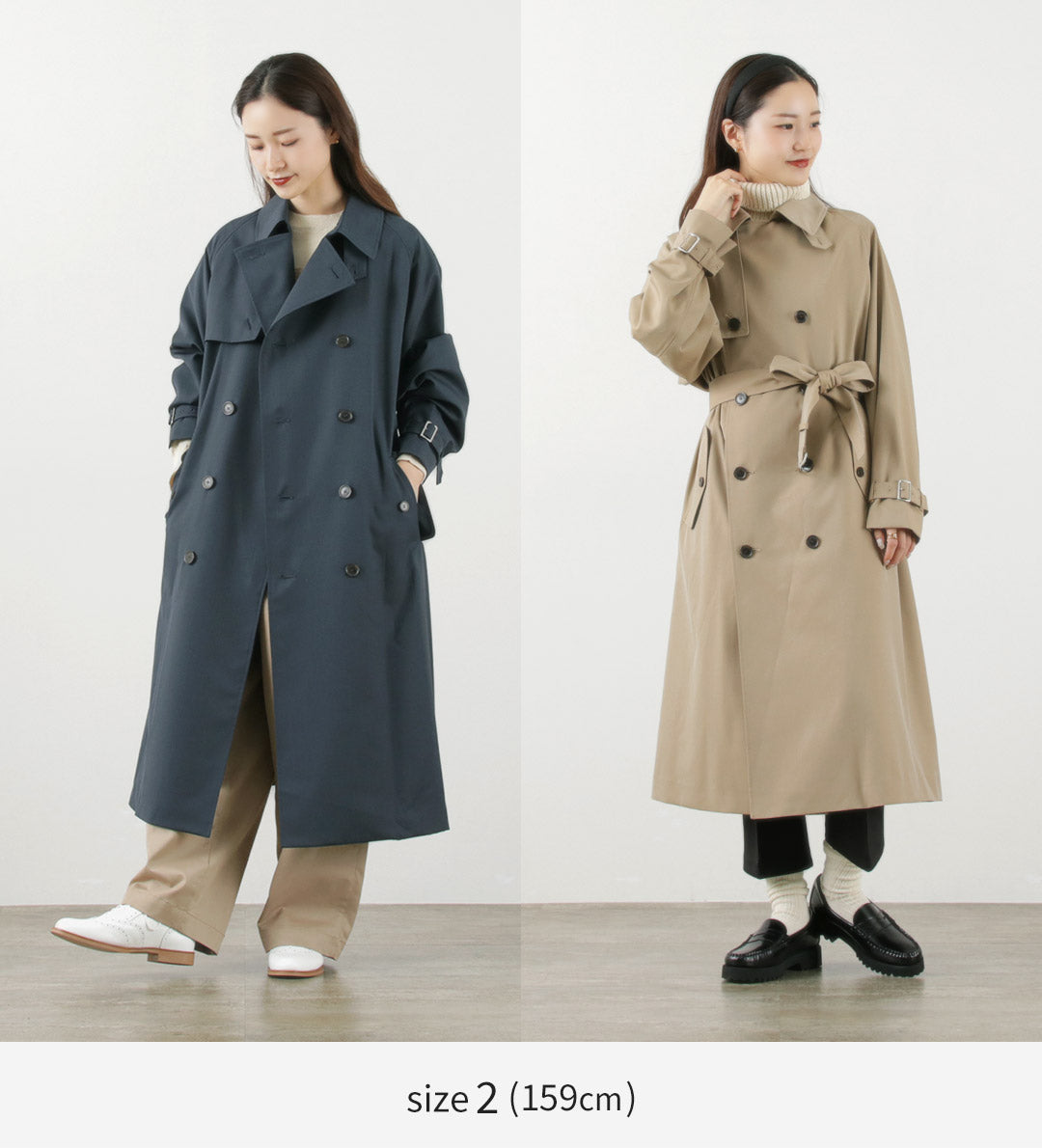 MACKINTOSH PHILOSOPHY GREY LABEL（マッキントッシュフィロソフィー グレーラベル） トレンチコート / ウール –  ROCOCO ONLINE STORE