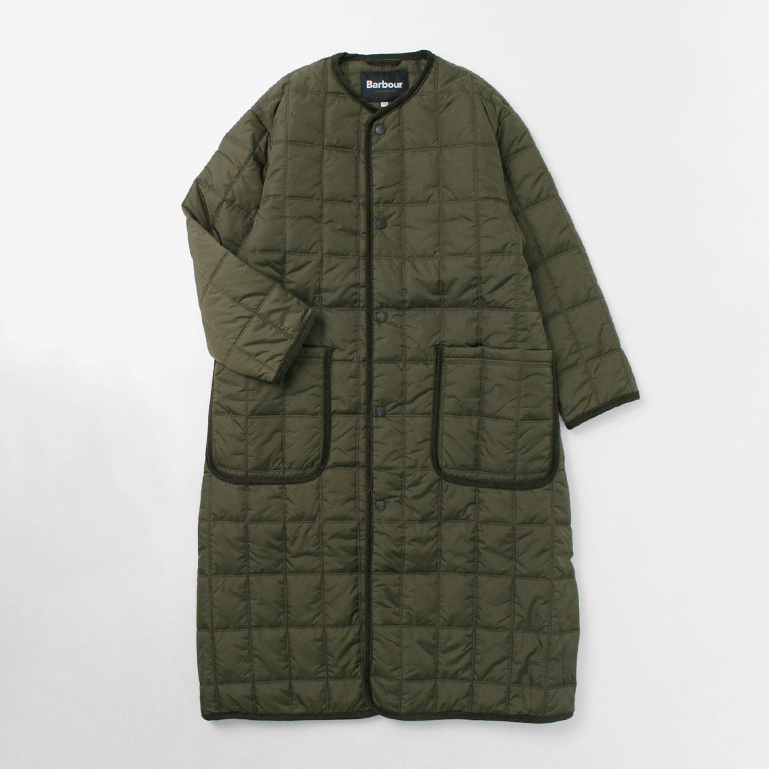 BARBOUR（バブアー） キルテッド ラウンドカラー