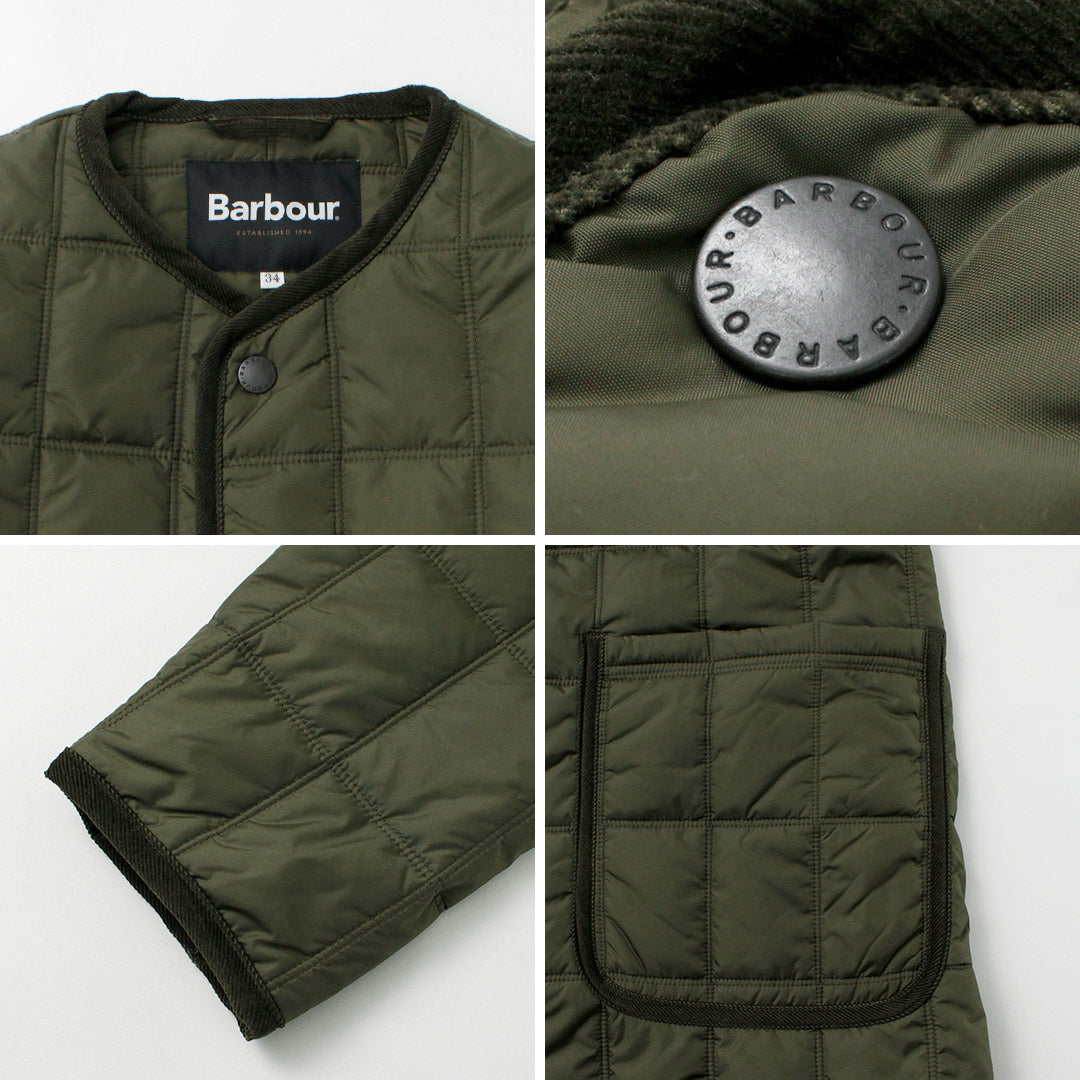 BARBOUR（バブアー） キルテッド ラウンドカラー