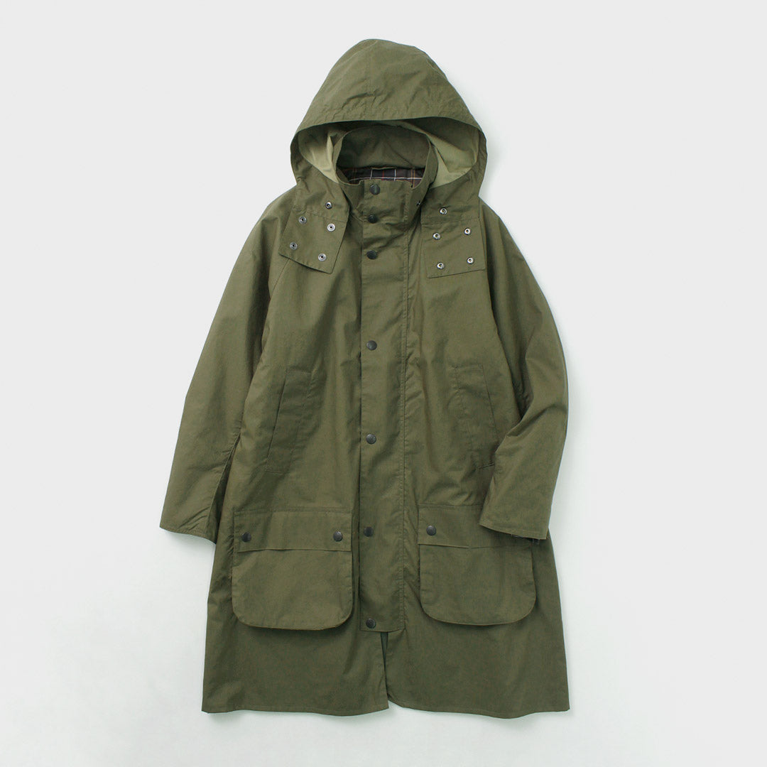 BARBOUR（バブアー） フーデッド パーカー / アウター コート 防風 タータンチェック メンズ ノンオイル HOODED PARKA