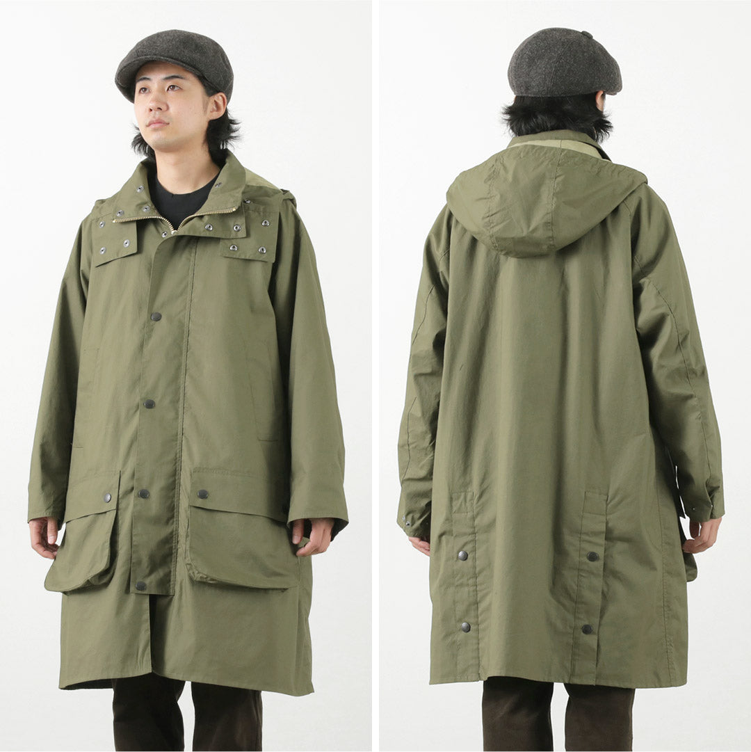 BARBOUR（バブアー） フーデッド パーカー / アウター コート 防風 タータンチェック メンズ ノンオイル HOODED PARKA