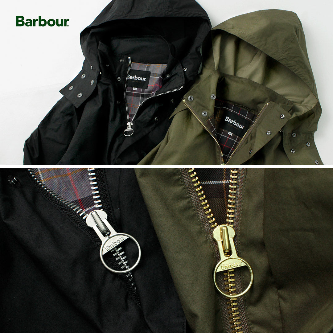 BARBOUR（バブアー） フーデッド パーカー / アウター コート 防風 タータンチェック メンズ ノンオイル HOODED PARKA