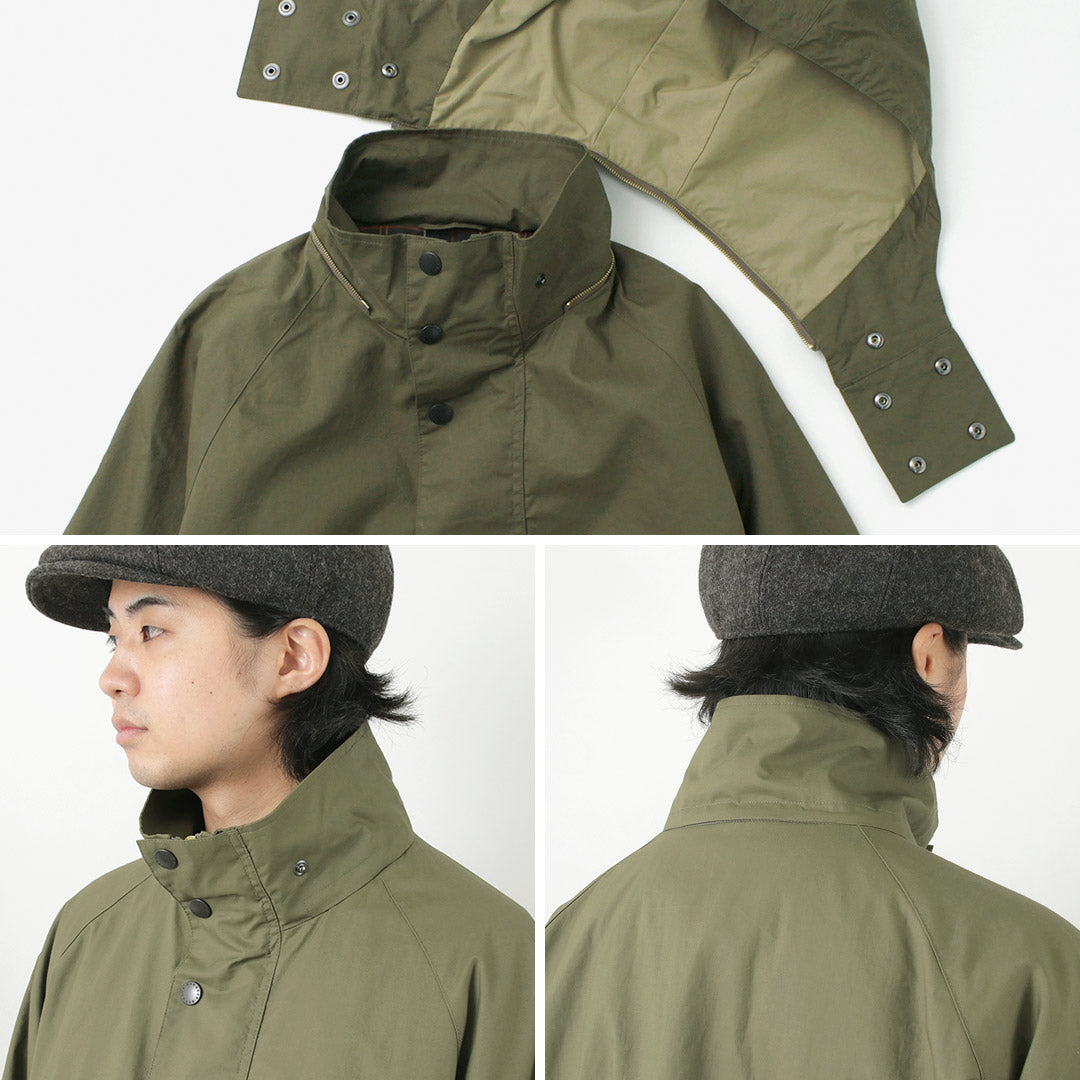 BARBOUR（バブアー） フーデッド パーカー / アウター コート 防風 タータンチェック メンズ ノンオイル HOODED PARKA