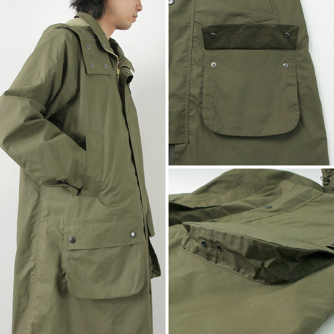 BARBOUR（バブアー） フーデッド パーカー / アウター コート 防風 タータンチェック メンズ ノンオイル HOODED PARKA