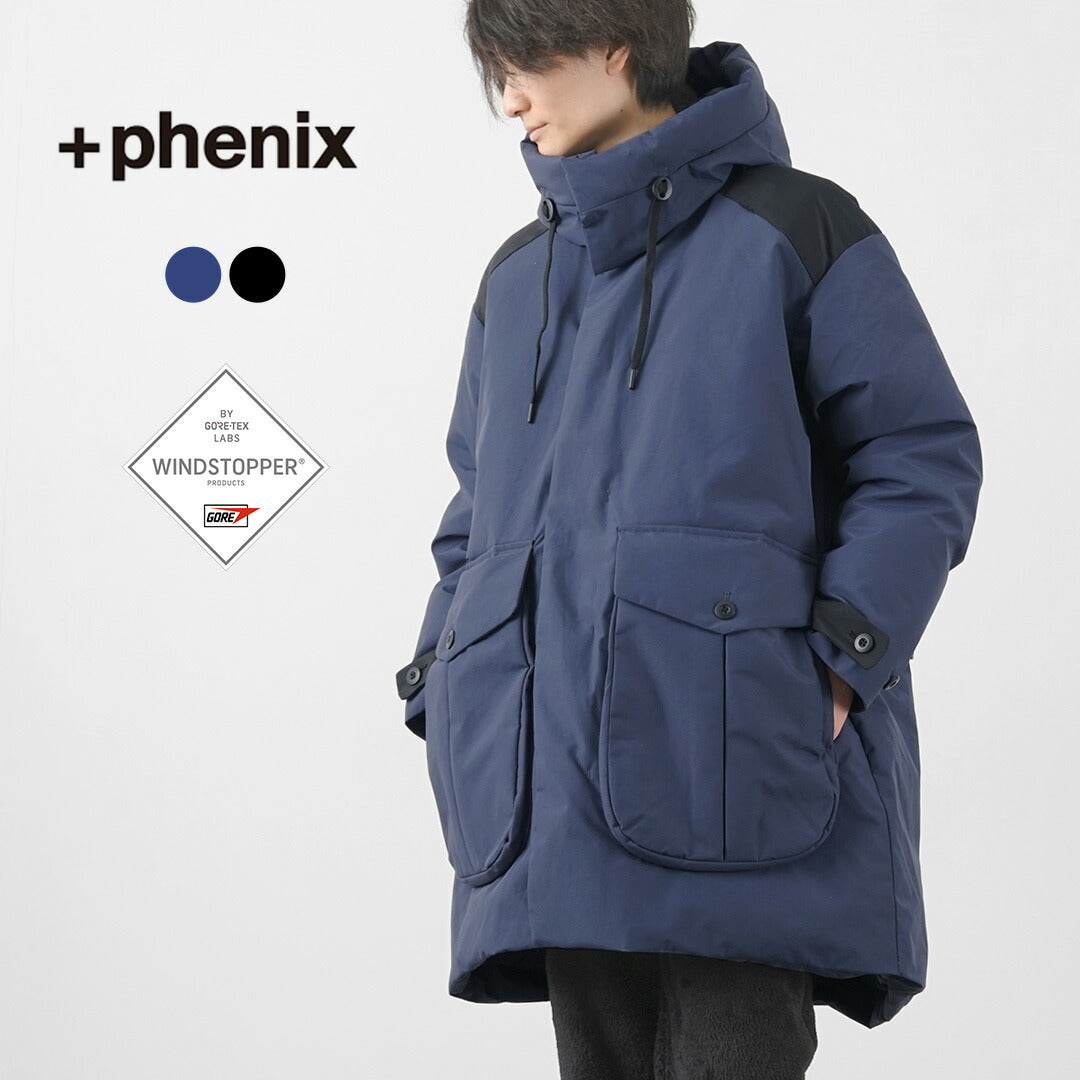 【30％OFF】＋phenix（プラスフェニックス） ダウン カーゴ コート