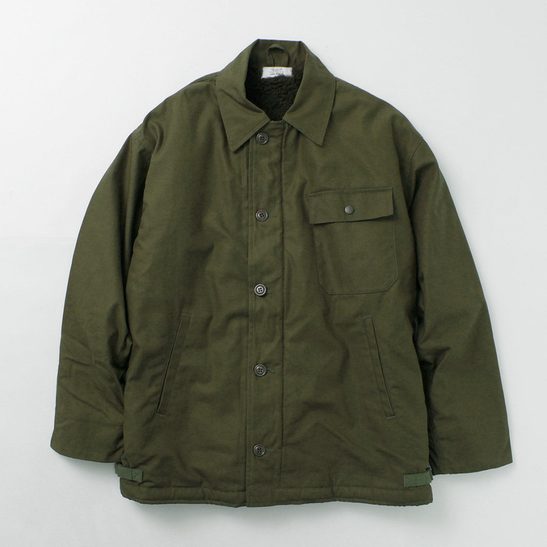 GOLDENMILLS INC.（ゴールデンミルズ） BT デッキジャケット /メンズ ブルゾン アウター ボア ミリタリー A-2 DECK JACKET