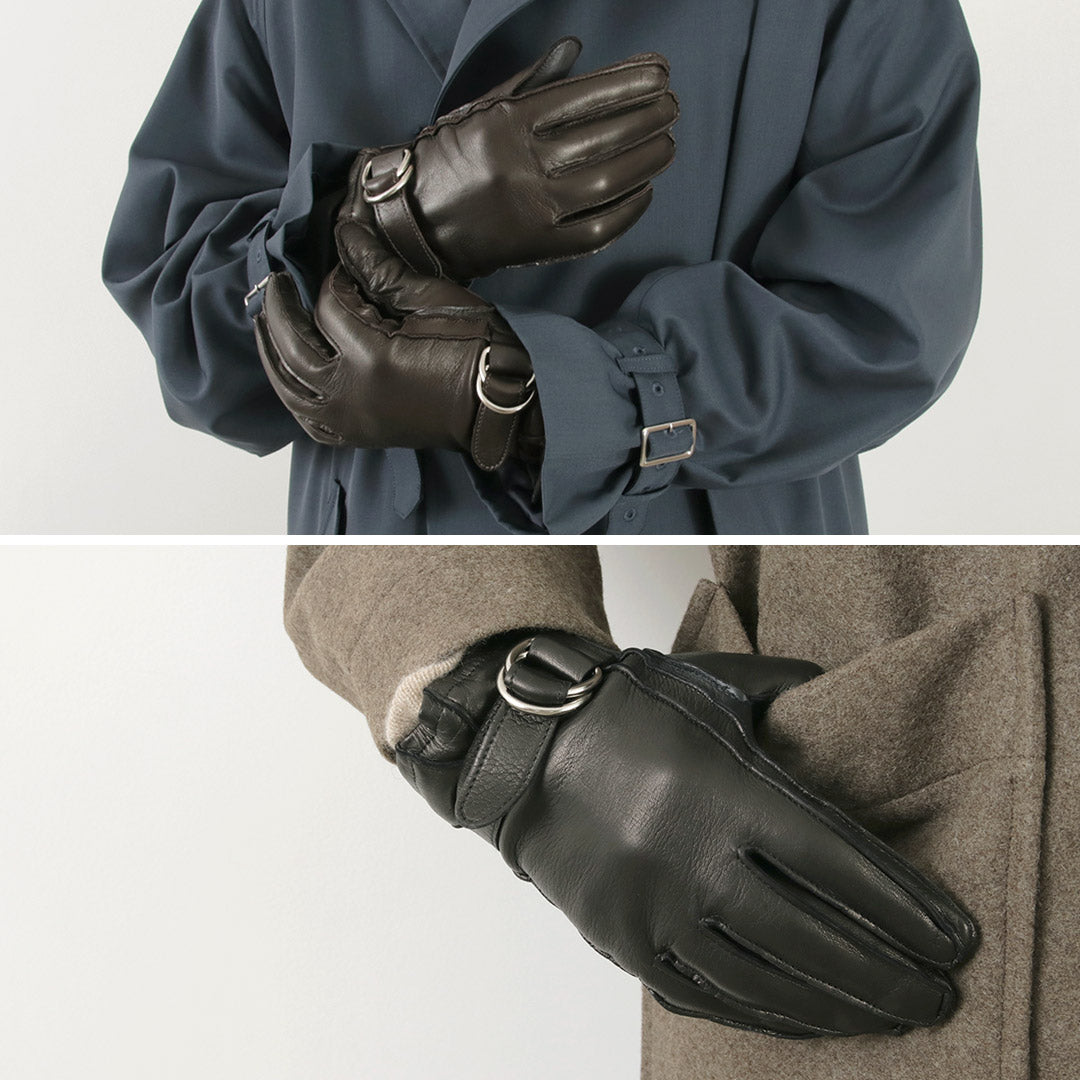30％OFF】GLOVES（グローブス） メンズ タッチ ラムスキン リング