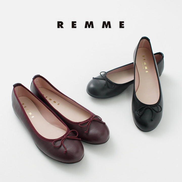 REMME（レメ） バレエ シューズ / レディース 靴 パンプス フラットシューズ ラウンドトゥ リボン スペイン製 Baret Shoe –  ROCOCO ONLINE STORE