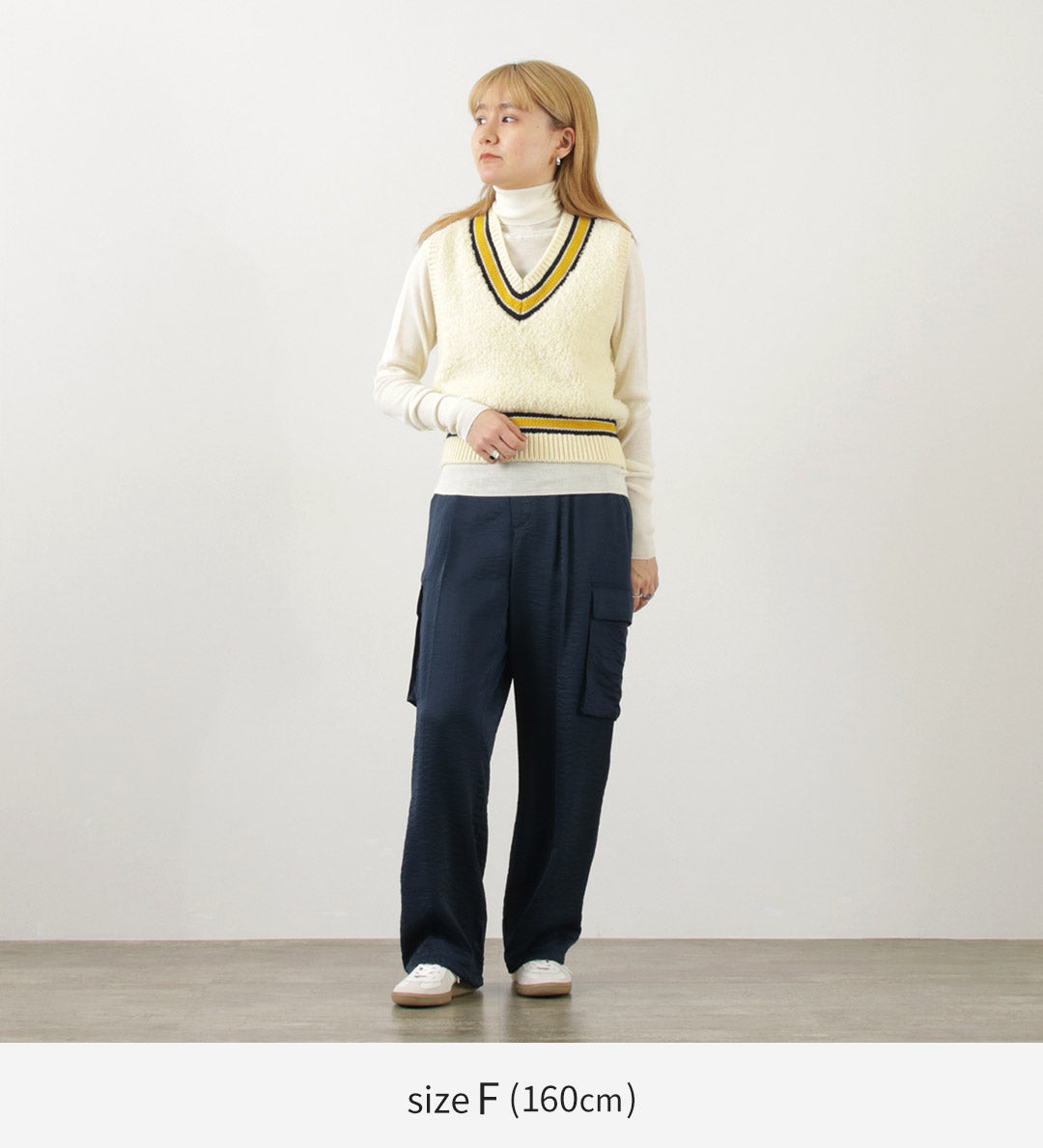 COOHEM（コーヘン） ウールフリース チルデン ニット / レディース トップス ベスト ショート丈 ファーモール ウール 毛 Wool Freece Tilden Knit