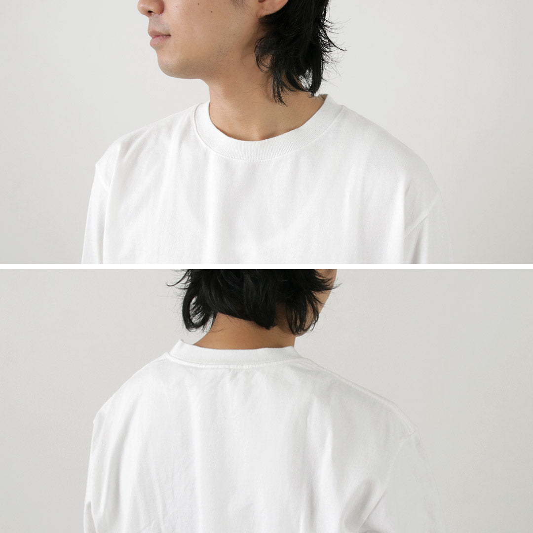 YONETOMI NEW BASIC（ヨネトミニューベーシック） ニューベーシック Tシャツ L/S / ロンT 長袖 無地 綿 コットン メンズ 日本製 New Basic　L/S T-shirt