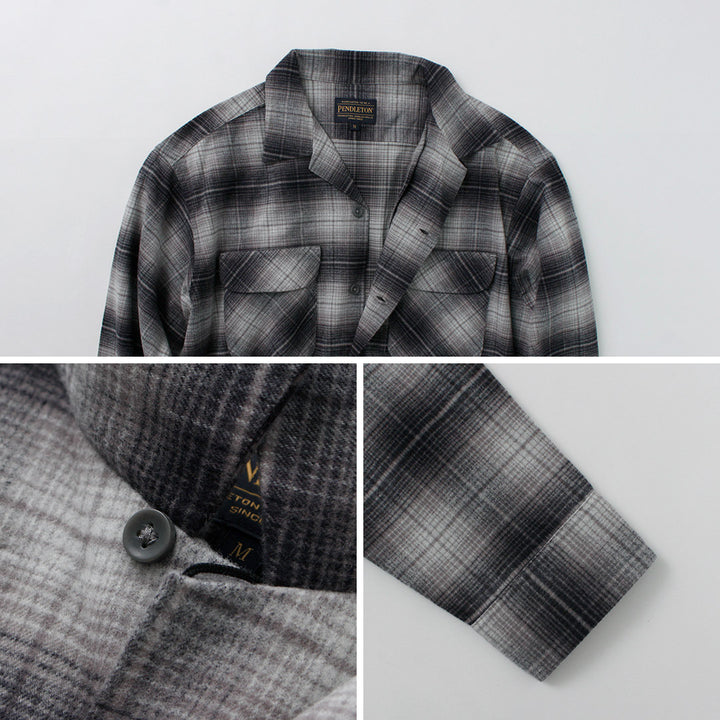 PENDLETON（ペンドルトン） オープンカラー シャツ / メンズ 長袖 綿 コットン 柄 チェック ネルシャツ Open Collar Shirt  – ROCOCO ONLINE STORE