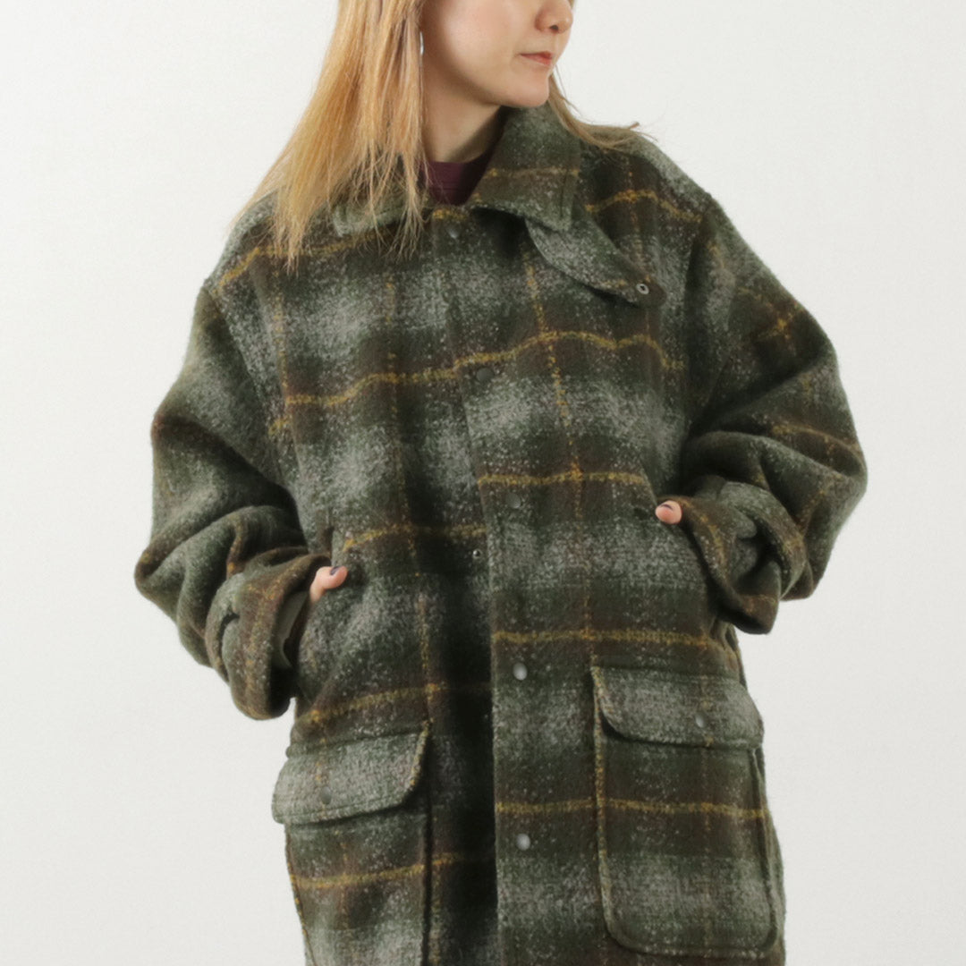 PENDLETON（ペンドルトン） ミドルレングス コート / レディース アウター チェック柄 Middle Length Coat