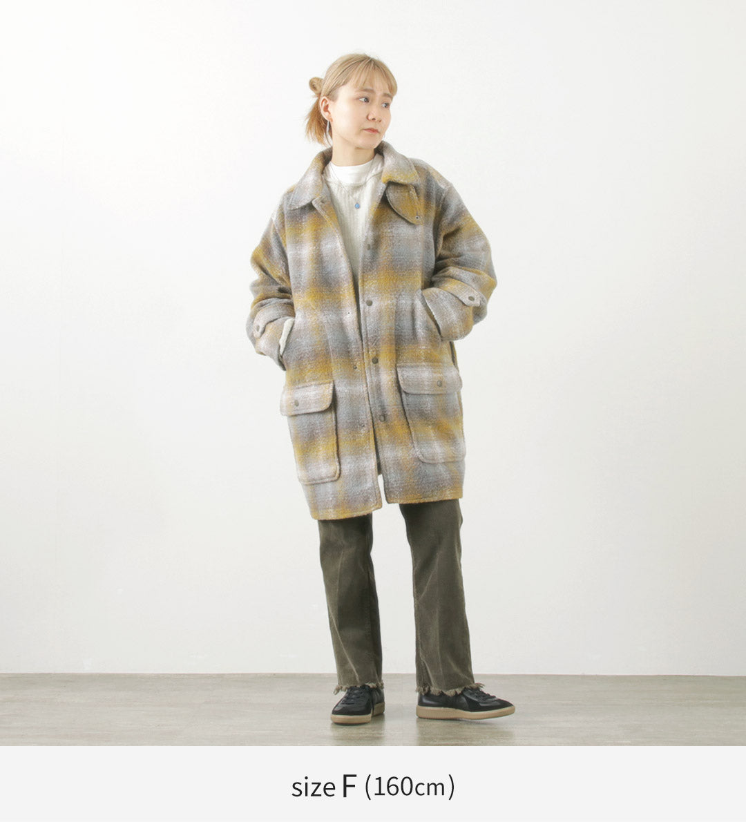 PENDLETON（ペンドルトン） ミドルレングス コート / レディース アウター チェック柄 Middle Length Coat