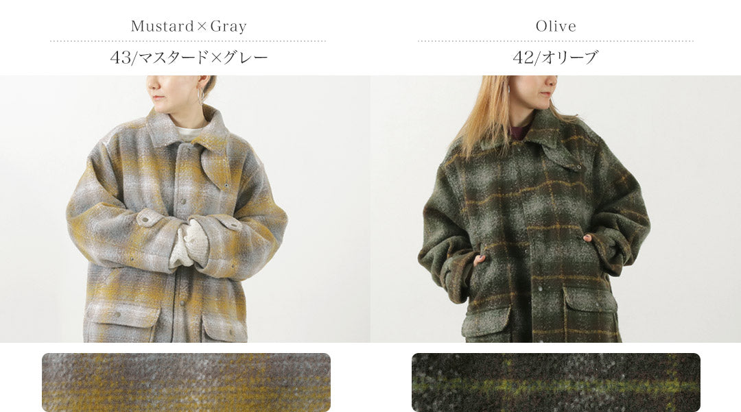 PENDLETON（ペンドルトン） ミドルレングス コート / レディース アウター チェック柄 Middle Length Coat