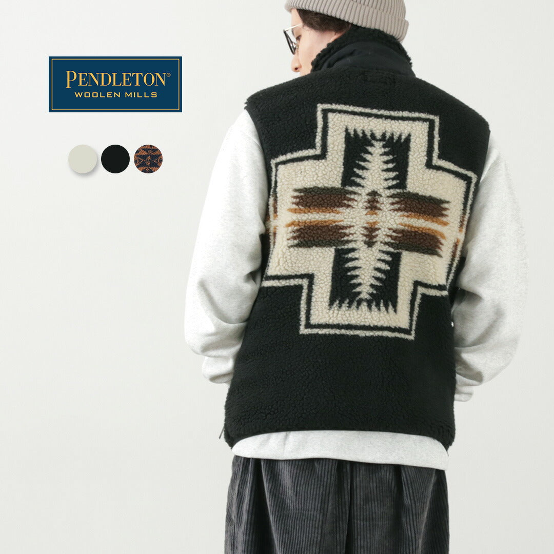 PENDLETON（ペンドルトン） ボア スタンドベスト｜ROCOCO ONLINE STORE