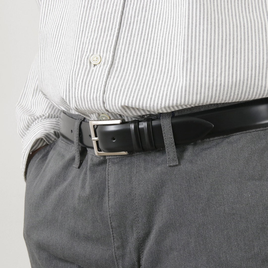 ORCIANI（オルチアーニ） カーフ クラシックレザーベルト / メンズ 本革 ビジネス ドレス フォーマル 3cm Calf classic leather belt