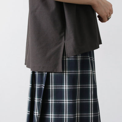 MIDIUMI（ミディウミ） ポロ ノースリーブ プルオーバー / ポロシャツ カットソー レディース 半袖 綿100 コットン 日本製 Polo N/S PO