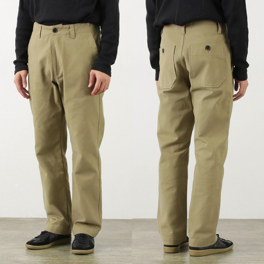 PARAGES（パハージ） ドックツイルパンツ / メンズ コットン チノパン トラウザー dock twill pants