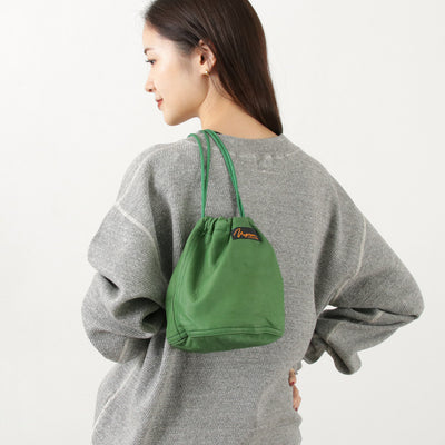 NAPRON（ナプロン） レザー ペイシェントバッグ / レディース 鞄 かばん 本革 巾着 小さめ 日本製 Leather Patients Bag