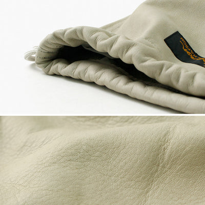 NAPRON（ナプロン） レザー ペイシェントバッグ / レディース 鞄 かばん 本革 巾着 小さめ 日本製 Leather Patients Bag