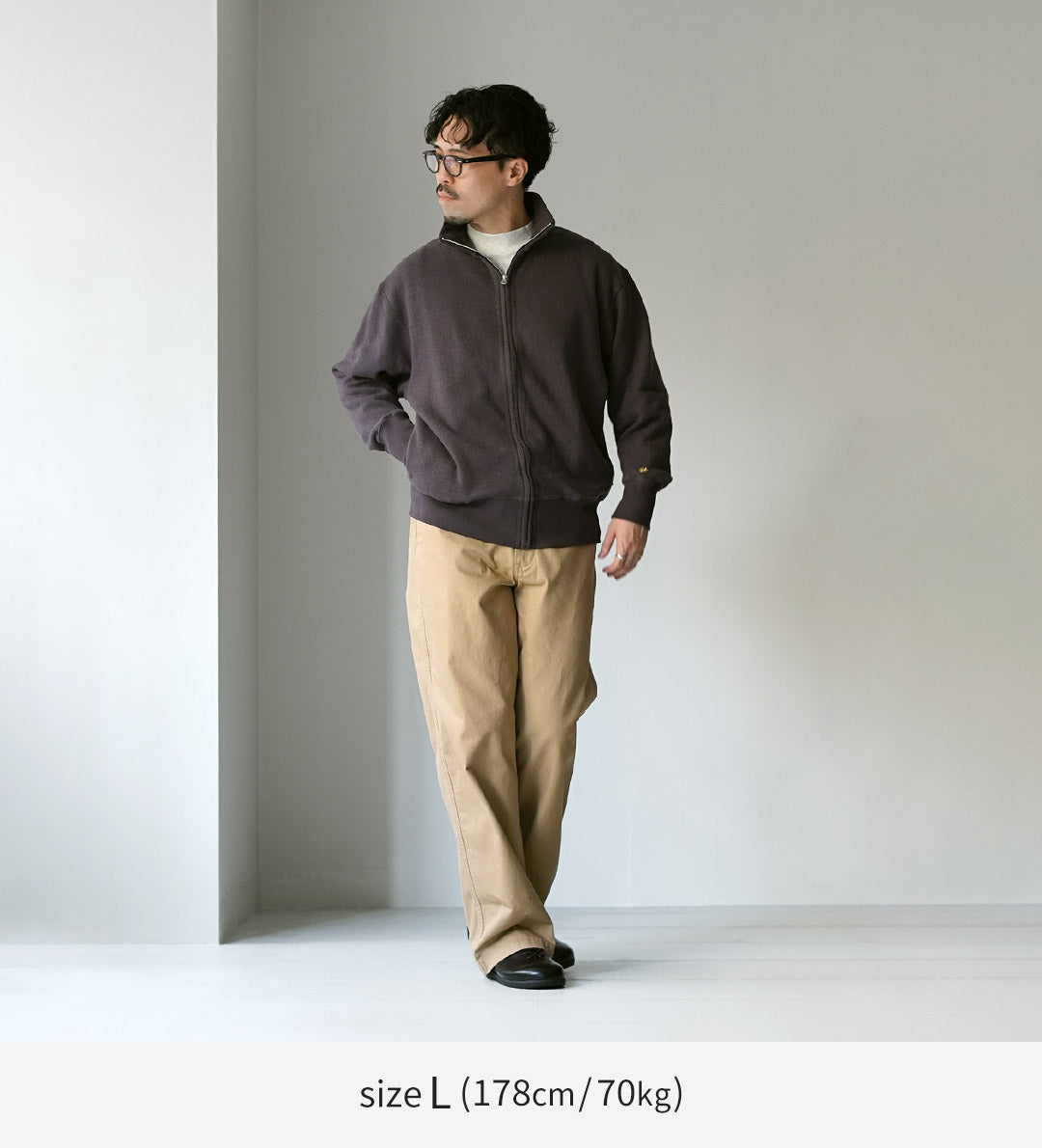 GOHEMP（ゴーヘンプ） 別注 スタンドアップ ジップスウェット / メンズ