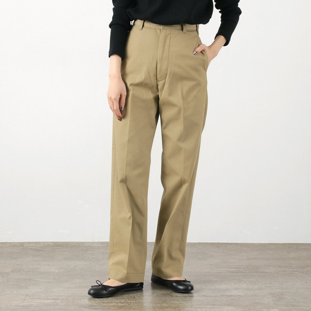 SHINZONE（シンゾーン）ウォッシュド ハイウェスト チノ / レディース ボトムス チノパンツ 無地 23MMSPA07 WASHED HIGH WAIST CHINO