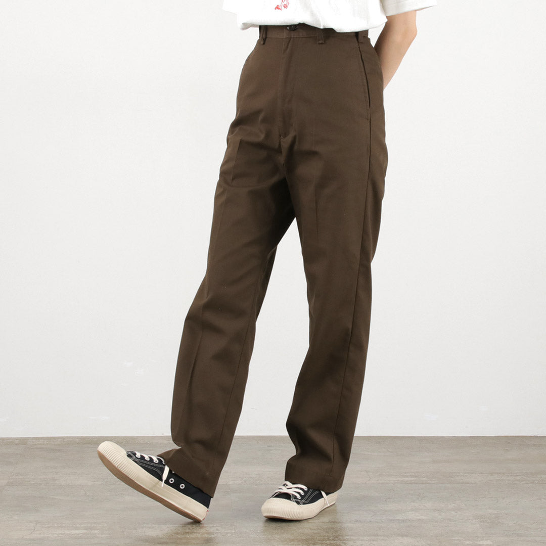 SHINZONE（シンゾーン）ウォッシュド ハイウェスト チノ / レディース ボトムス チノパンツ 無地 23MMSPA07 WASHED HIGH WAIST CHINO