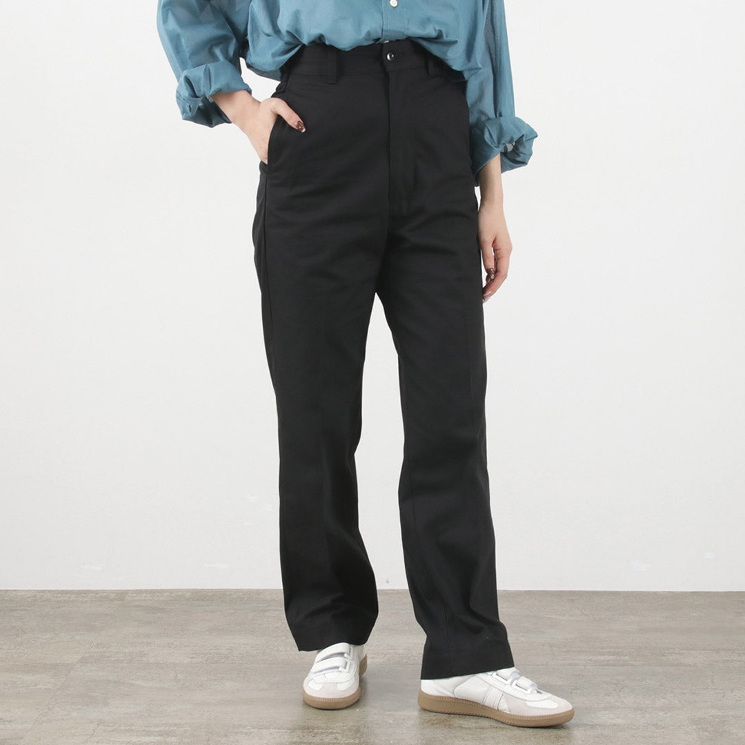 SHINZONE（シンゾーン）ウォッシュド ハイウェスト チノ / レディース ボトムス チノパンツ 無地 23MMSPA07 WASHED HIGH WAIST CHINO