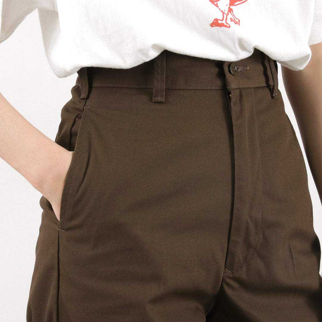 SHINZONE（シンゾーン）ウォッシュド ハイウェスト チノ / レディース ボトムス チノパンツ 無地 23MMSPA07 WASHED HIGH WAIST CHINO